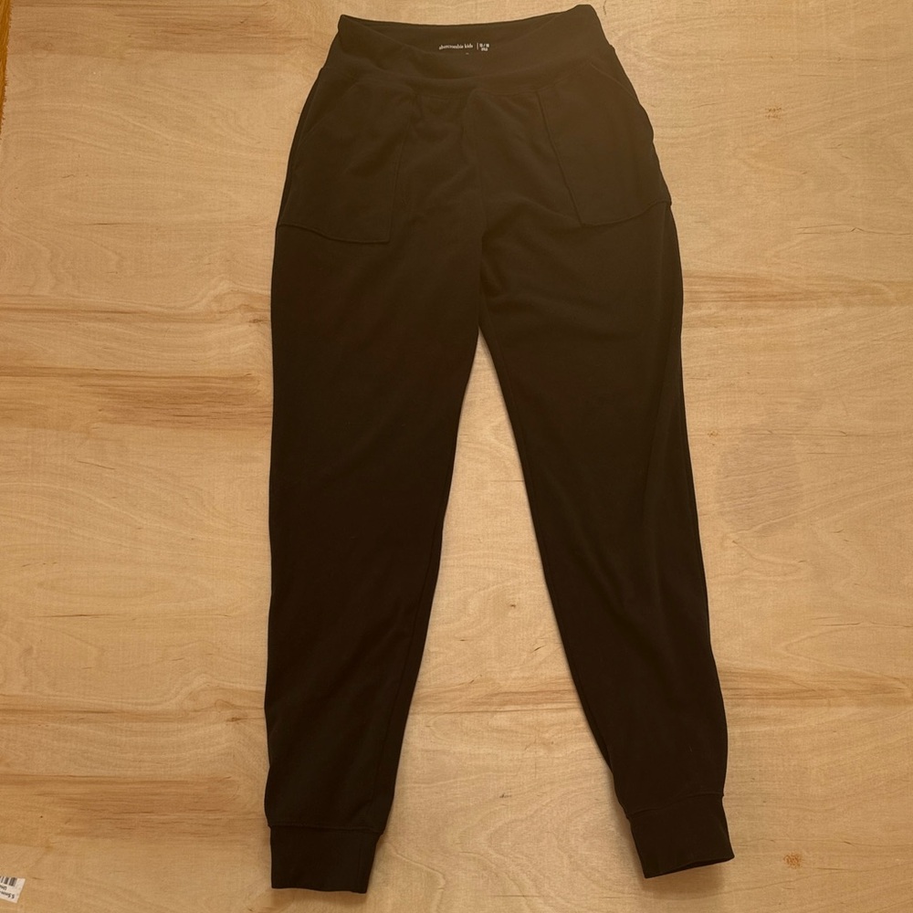 Abercrombie Kids Black Fleece Joggers